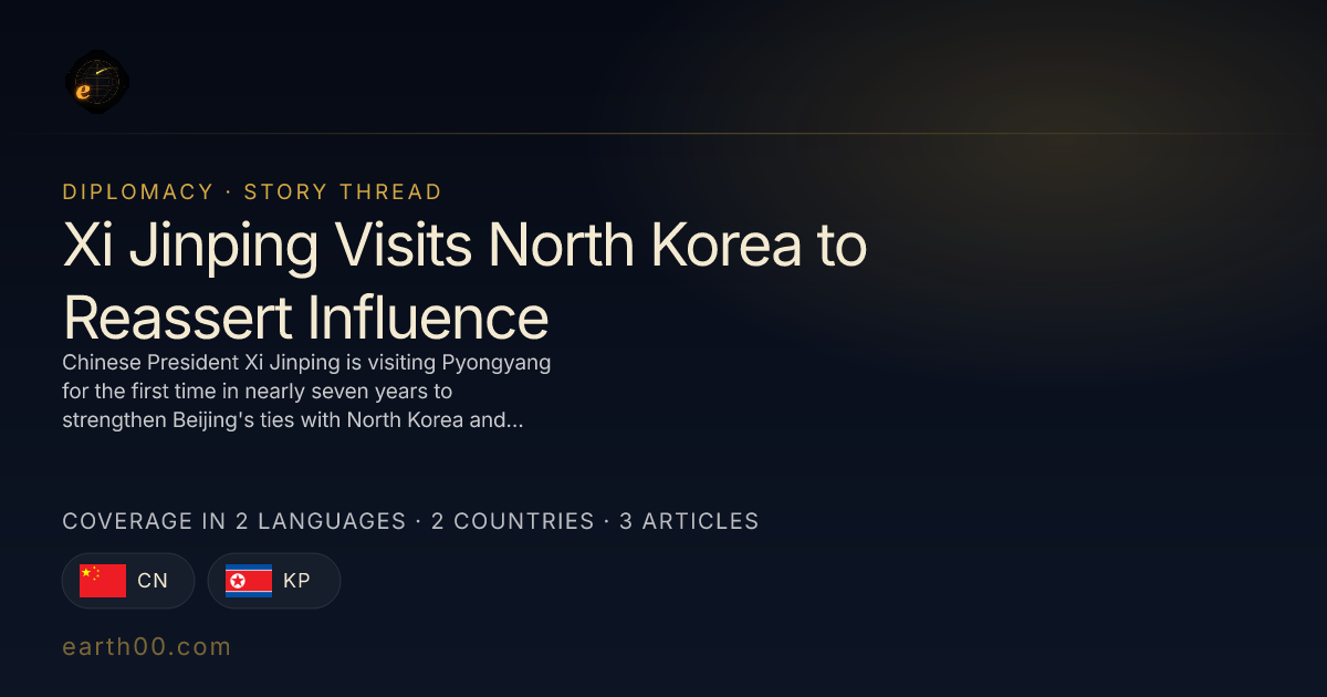Xi Jinping Visits North Korea to Reassert Influence